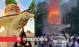 Maurice : un char prend feu lors d’une procession tamoule et fait deux morts
