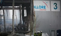 Incendie à Bolloré