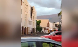 Incendie dans un immeuble au Port