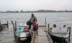 Dans la région de Kherson, des familles séparées, de part et d'autre du Dniepr