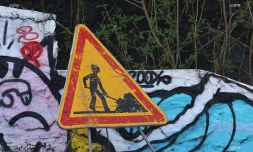 panneau travaux