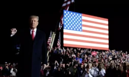 L'ancien président Donald Trump lros d'un meeting politique à Vandalia, dans l'Ohio, le 7 novembre 2022 ( GETTY IMAGES NORTH AMERICA / Drew Angerer )