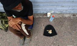 SDF dans la rue