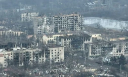 Ukraine : situation "extrĂȘmement tendue" Ă Bakhmout, oĂč les Russes sont Ă l'assaut