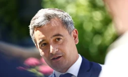 Le ministre français de l'Intérieur Gérald Darmanin à Paris