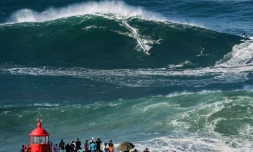 Nazaré le 29 octobre