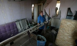 Dans un village ukrainien dévasté, l'hiver ajoute de la misère à la misère