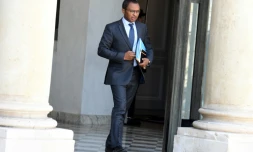 Le ministre de l'Education nationale Pap Ndiaye quitte l'Elysée après le conseil des ministres