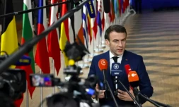 Emmanuel Macron au sommet européen de Bruxelles 2022