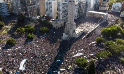 Mondial: A Rosario, la fierté d'être la terre des Messi et Di Maria, champions et buteurs