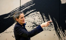 A Colmar, les pinceaux géants de Fabienne Verdier transfigurent "le chant des étoiles"