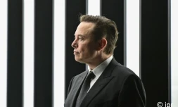 Elon Musk lors de l'inauguration de la "méga-usine" de Tesla à Grünheide