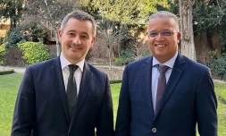 Gérald Darmanin reçoit Cyrille Melchior