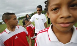 Mercredi 9 Juin 2010  Leçon de foot avec Fabrice Abriel