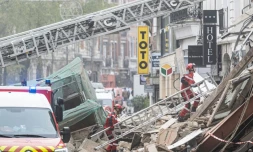 Deux immeubles s'effondrent en plein centre de Lille, un disparu