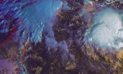 Image satellite de la zone perturbée n°5