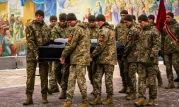 Funérailles d'un soldat ukrainen