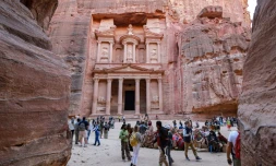 Le grand retour des touristes à Petra, la merveille du désert jordanien
