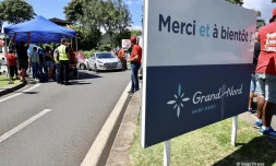 Contre la réforme des retraites : mobilisation devant des centres commerciaux à Saint-Denis