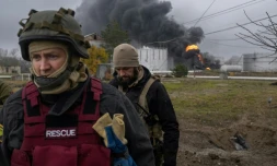 Libérée, la ville ukrainienne de Kherson maintenant sous les obus des Russes
