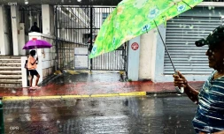 Pluie à Saint-Denis