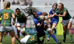 Mondial féminin de rugby: les Bleues assurent et se rassurent face aux Sud-Africaines
