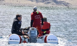 Recherches d'une personne happée par les vagues