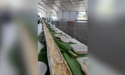 riz au lait au tampon, miel vert