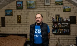 A Izioum, le souvenir de la petite Nyka plane dans la cave d'Andriï