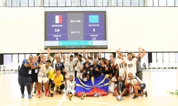 L'équipe de futsal garçon