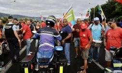 Mobilisation contre la réforme des retraites à Saint-Denis