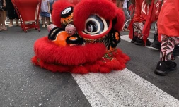 Lancement festivités nouvel an chinois, danse du lion saint-denis 2023