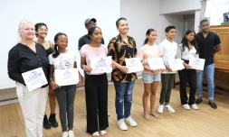 des jeunes de saint-paul récompensés pour leur engagement contre pollution marine