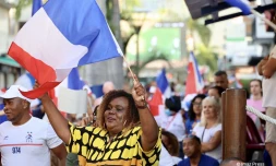 Finale France - Argentine. Fan zone au Port