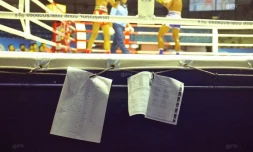 Muay thai au stadium Rajadamnern de  bangkok