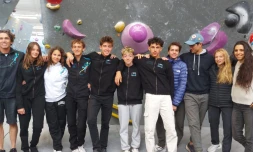 Des réunionnais aux Championnats de France de blocs jeunes, escalade