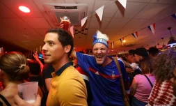 Ambiance coupe du monde de football