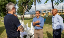 Le Port rencontre pre?sident ff tennis