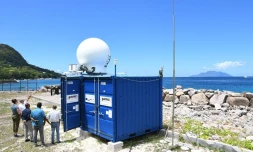 radar météorologique à Bel Ombre, aux Seychelles