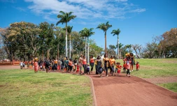 Le Port : une sortie au Parc Boisé pour le jardin d'enfants