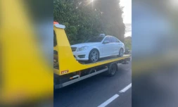 Contrôle routier à Sainte-Suzanne, retrait de véhicule