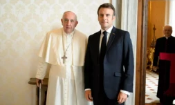 Emmanuel Macron et le pape François