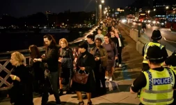 AFP reine Royaume-Uni enterremen,t foule file d'attente
