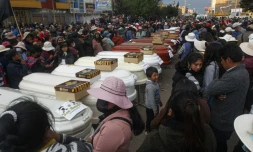 PĂ©rou: enquĂȘte pour "gĂ©nocide" contre la prĂ©sidente pour la rĂ©pression des manifestations