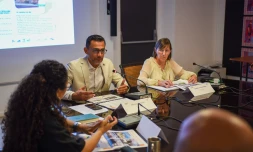 Olivier Hoarau et programme au coeur de ville du Port