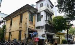 Vietnam: à Hanoï, les maisons coloniales françaises menacent de s'effondrer