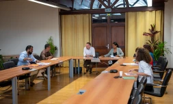 Olivier Hoarau reçoit le directeur de la Banque des Territoires