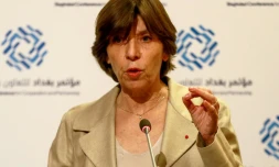 La cheffe de la diplomatie française demande la "libération"des "otages" français détenus en Iran 