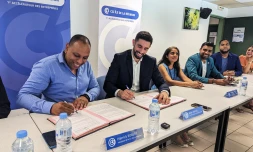 Signature - convention de partenariat - CCI Réunion et Synergie Family