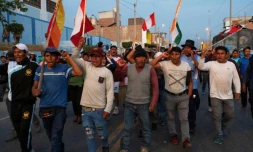 Pérou: "On est en chemin" pour Lima et "prêts à donner notre vie"